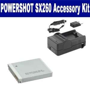  Canon PowerShot SX260 Digital Camera Accessory Kit 