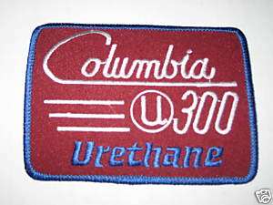 COLUMBIA 300 WINE U DOT VINTAGE Bowling Shirt Patch PBA  