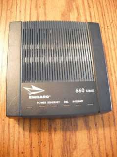 EMBARQ 660 Series Model EQ 660R ADSL Modem Router  