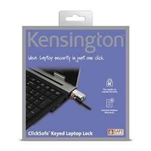  New   ClickSafe Keyed Laptop Lock by Kensington   K64664US 