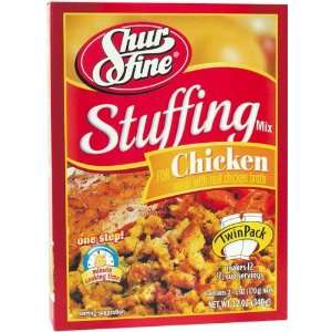 Shurfine Stuffing Mix for Chicken   12 Pack  Grocery 