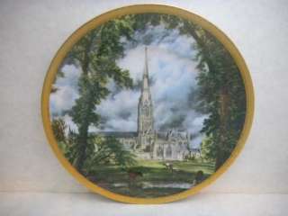 Wicklow Classic Art Collection Irish Castle Scenic Plate Gold Rim 