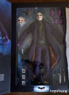 NEW Dark Knight Joker Heath Ledger 16 Scale Figure doll DC DIRECT hot 