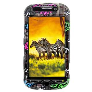 Hard Zebra Heart Case   HTC T Mobile MyTouch 4G Phone  