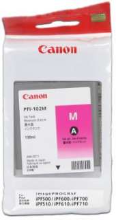 Canon Magenta PFI 102M Ink iPF610/iPF700/iPF710/iPF720  