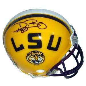 Dwayne Bowe Autographed Louisiana State LSU Tigers Mini Helmet