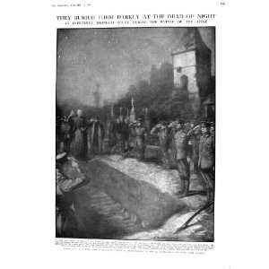 1914 BATTLE AISNE FUNERAL WAR SOLDIERS BILLINGSGATE