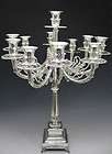 judaica shabbat 7 branch silver plated candelabra one day shipping