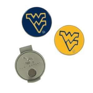  West Virginia Mountaineers Ball Markers & Hat Clip Set 