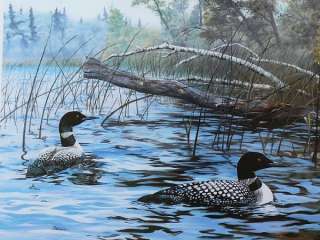 SILENT VIGIL LOONS Gary Peterson SIGNED LTD ED 156/260  