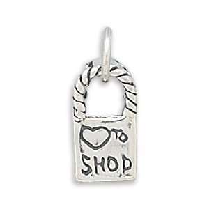   Silver Love To Shop Reversible Charm West Coast Jewelry Jewelry