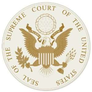  US Supreme Court Seal car bumper window sticker 4 x 4 