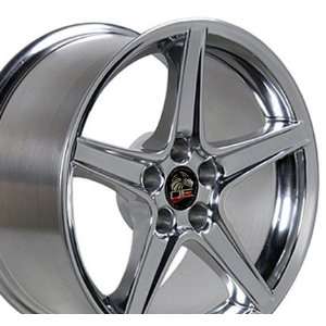  Saleen Style Wheel Fits Mustang (R)   Polished 18x9 