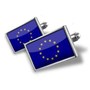  Cufflinks European Union (EU) Flag   Hand Made Cuff 