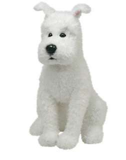 TY Beanie Babies Plush The Adventures of TinTins SNOWY the Dog ~NEW 