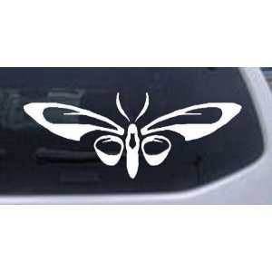 White 54in X 21.6in    Tribal Butterfly Butterflies Car Window Wall 