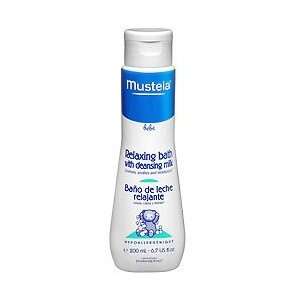  Mustela Relaxing Bath with Cleansing Milk Health 