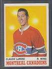 1970 71 Topps Claude LaRose #56 Montreal Candiens *7909