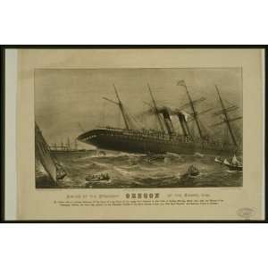   of the steamship Oregon of the Cunard Line 1886