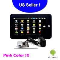 4GB 256MB Ram Android 2.3 Wifi 7 Touch Screen Pink Tablet+32GB Expand 