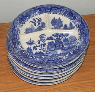 Beautiful Made In Japan Dinner Plates Blue & White  