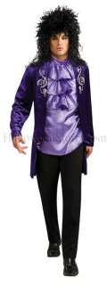 Royal Glam Rocker 80s Purple Jacket Adult Costume  