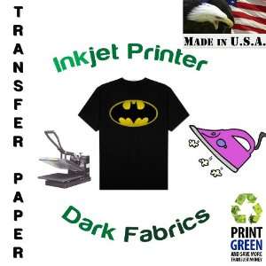 Inkjet Heat Transfer Paper dark Fabrics(8.5x11 10/pk 