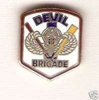Army 82nd Airborne Devil Brigade Hat Pin  