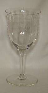 FOSTORIA crystal EMPIRE Stem 858 Cut 238 pattern Sherry Glass 4 3/4 