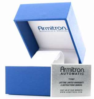 Armitron 75 3723MPGP Women Automatic Goldtone Watch New 086702435562 