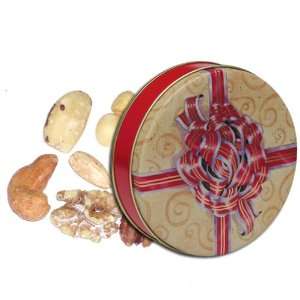 lb Deluxe Premium Mixed Nuts Tin   Red Bow  Grocery 