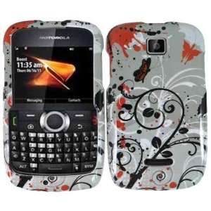  Red Fly Hard Case Cover for Motorola Theory WX430 Cell 