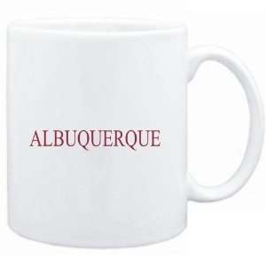  Mug White  Albuquerque  Usa Cities