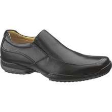 MENS HUSH PUPPIES BRUSSELS BLACK SMOOTH LEATHER H100540  