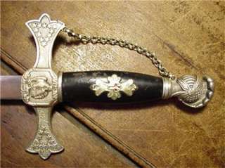 Antique Masonic Knights Templar Sword Ames Sword Co. Chicopee,Mass 