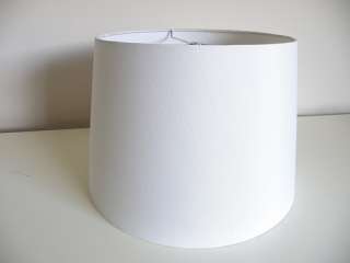 white slub fabric finial type lampshade