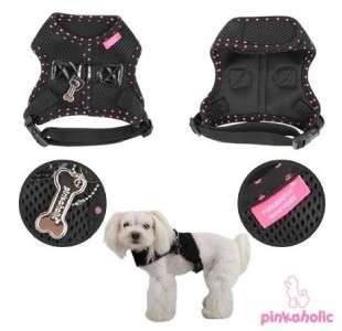 Pinkaholic / Puppia Soft Dog Harness POPO PINK   S,M,L  