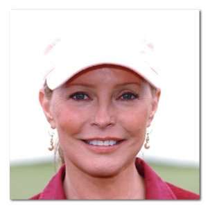  Cheryl Ladd Wearing White Cap Color Stretched Square 