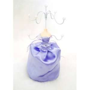  Purple Gown Mannequin Jewelry Holder Stand Display #101 