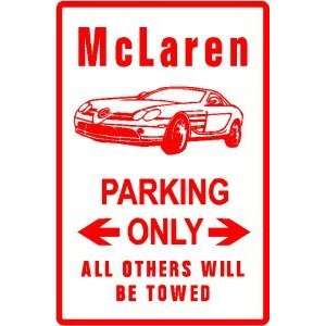 MCLAREN PARKING sign ** car race classic