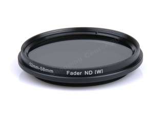   Fader Variable ND Filter Neutral Density ND2 to ND8 ND16 ND400  