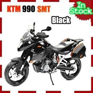 12 KTM 990 SMT Racing Motor Cycle Diecast Model Black  