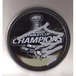 Maxime Talbot Signed Pittsburgh Penguins Champ Puck