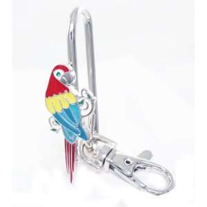  Alexx, Inc Finders Key Purse Colorful Tropical Parrot Bird 