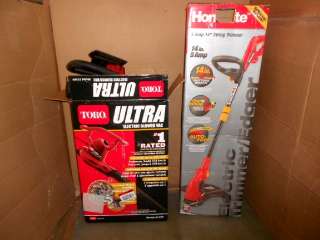 TORO ELECTRIC POWER BLOWER AND HOMELITE STRING TRIMMER  