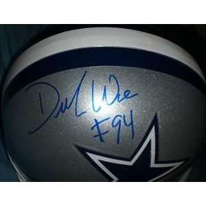  Demarcus Ware (Dallas Cowboys) Football Helmet Sports 