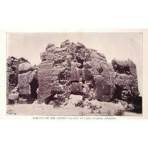  1893 Print Palace Casa Grande Ruins Prehistoric Arizona 
