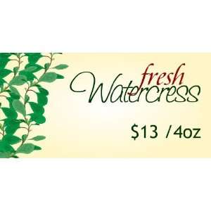  3x6 Vinyl Banner   Watercress with Price Point Everything 