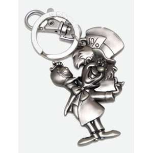  Alice in Wonderland Mad Hatter Pewter Key Chain Toys 