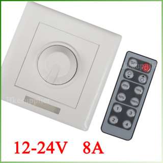 12 24V 8A IR Remote LED Light Dimmer Brightness Control  